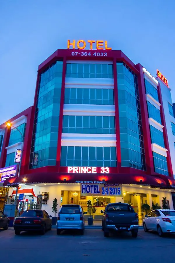 Prince33 Hotel Johor Bahru 3*,  Malesia